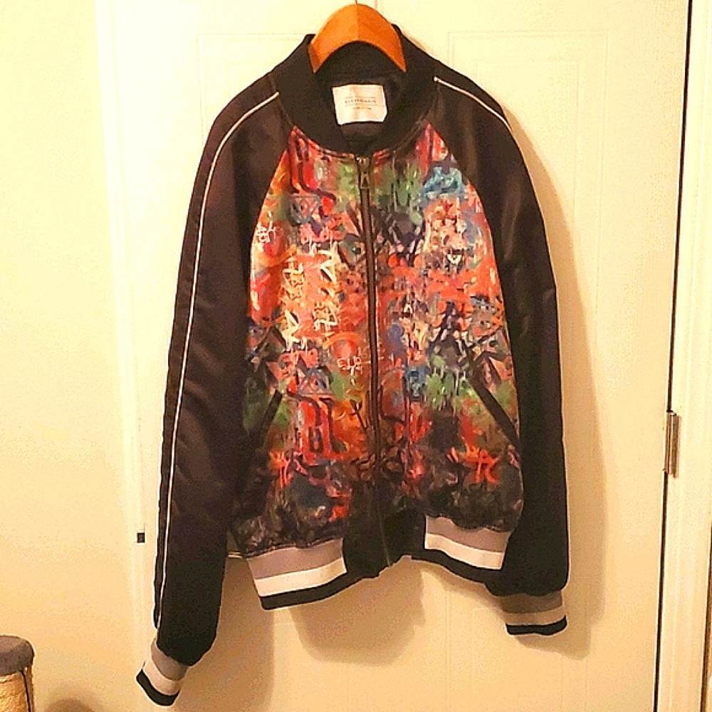 Bansky Pray by Eleven Paris Bomber Jacket X